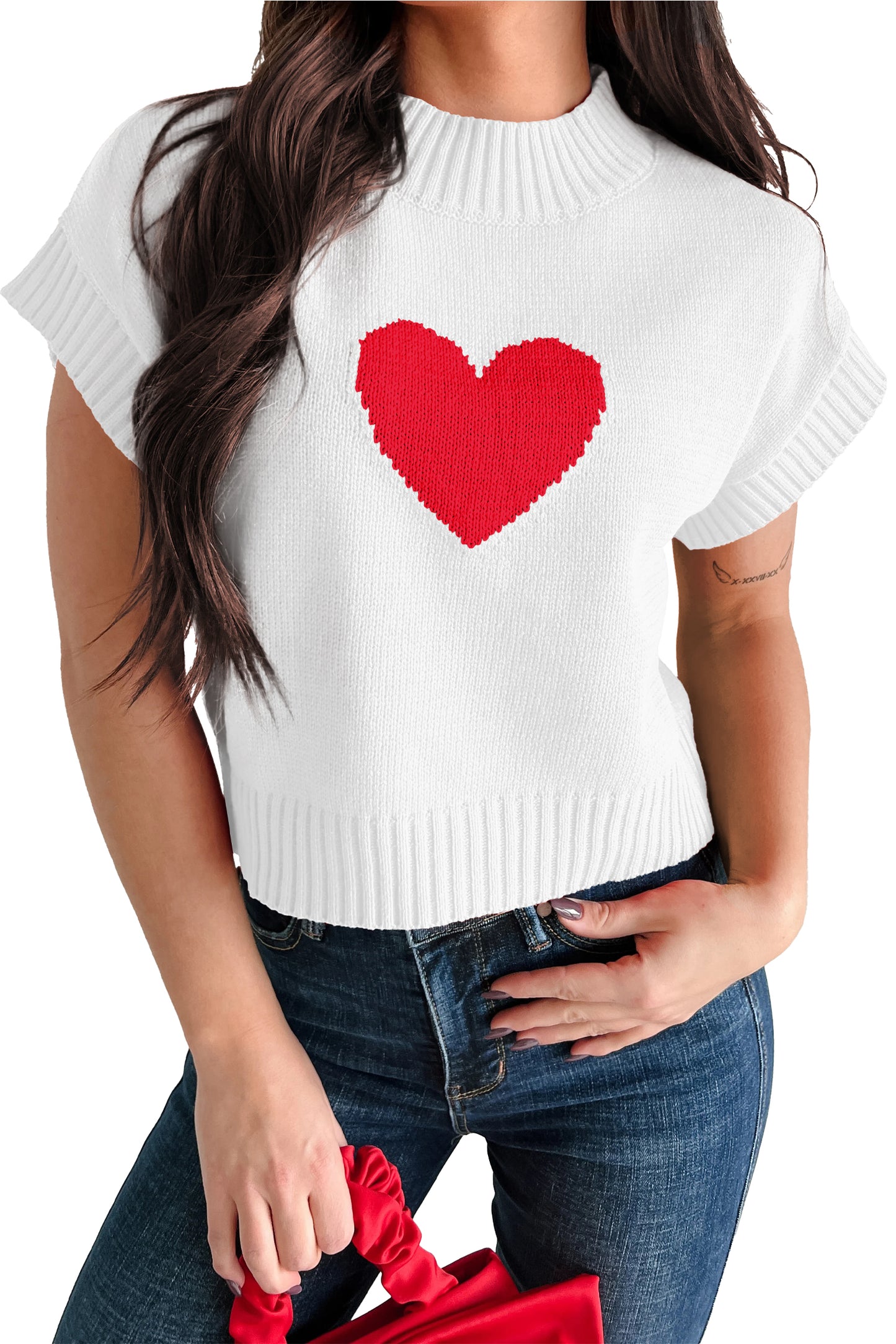Heart Of Hearts Knit-Top