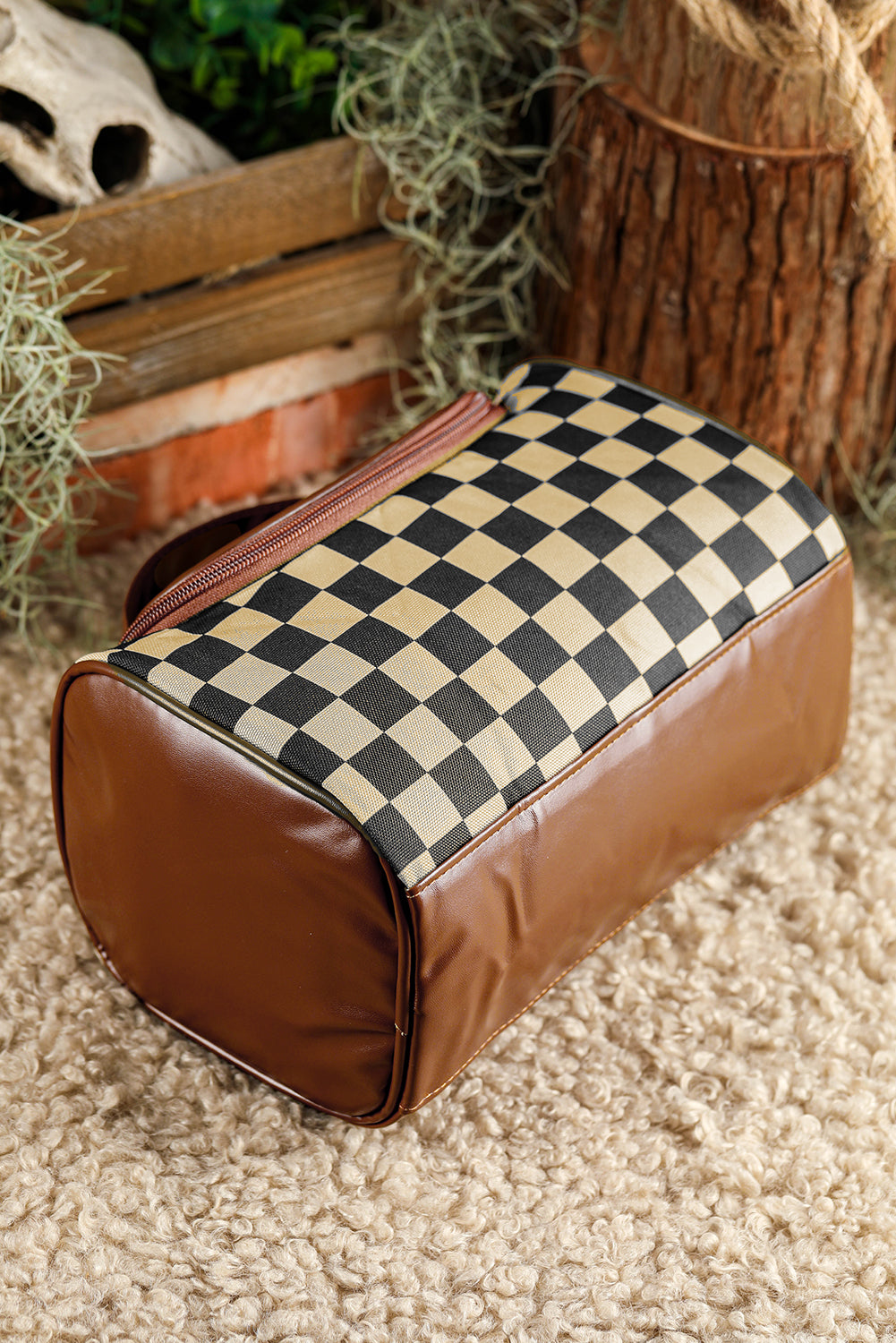 On-the-Go Glam Checkered Case