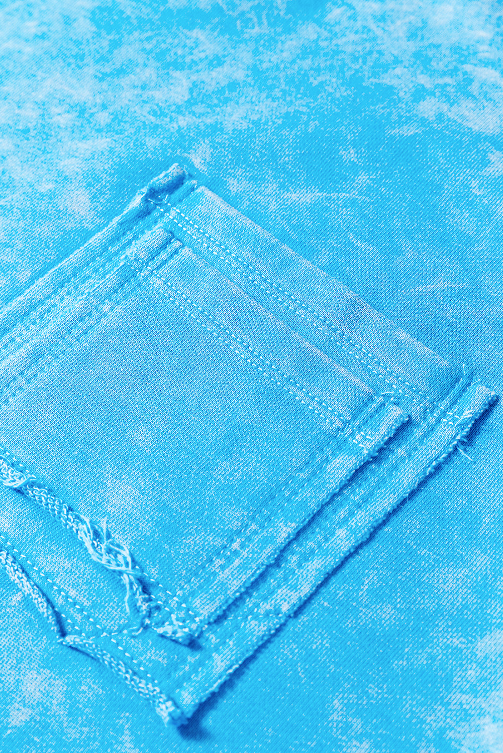 Sky Blue Acid Washed Sweatshirt