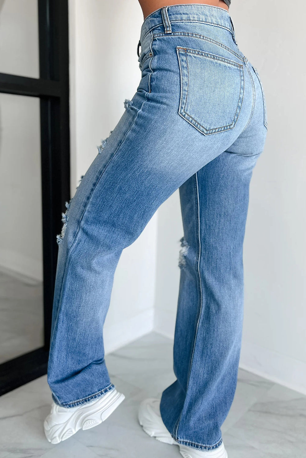 Dakota Rose Distressed Denim