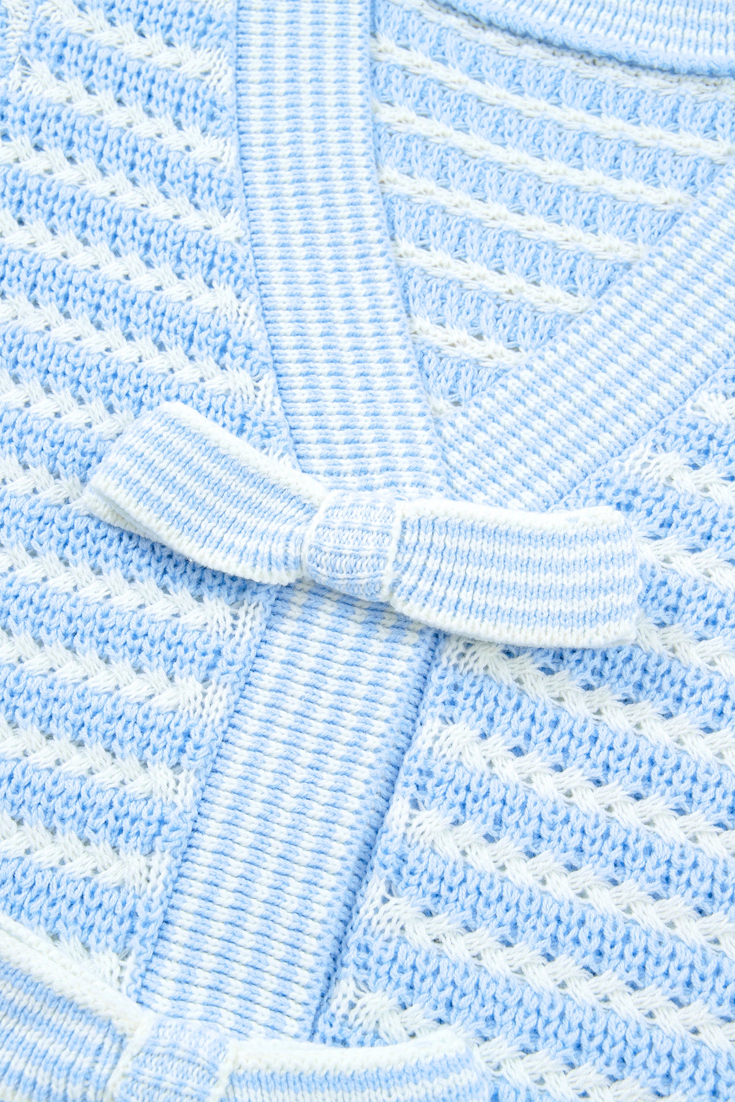 Coastal Charm Bow Knit