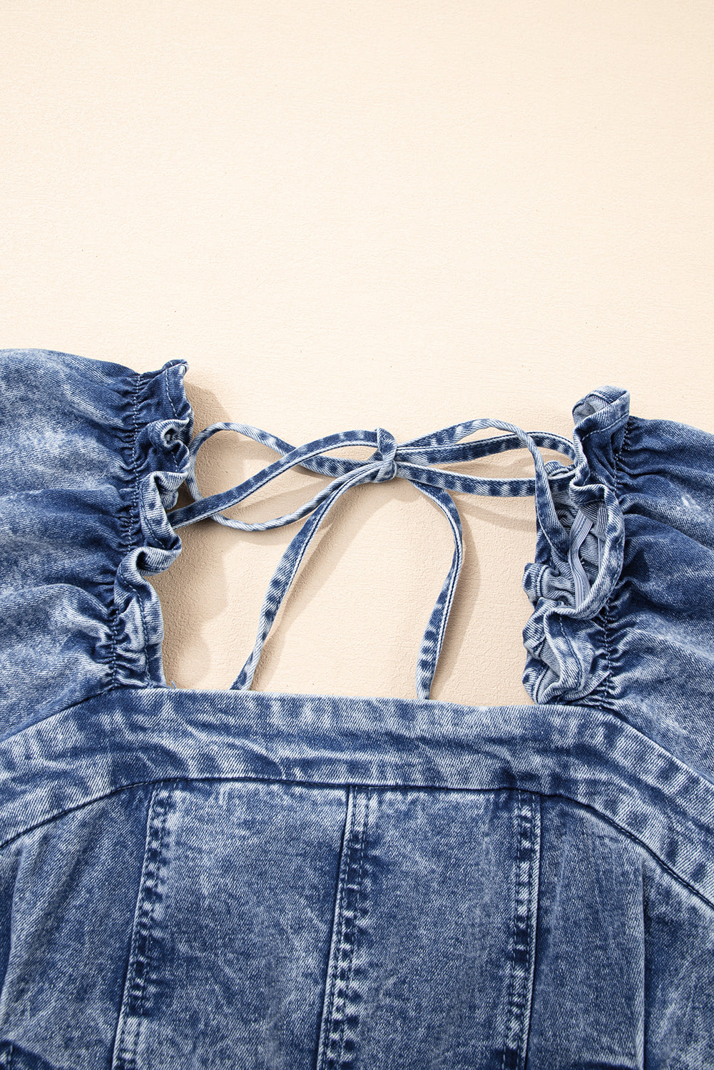 Highland Frill Denim Dress