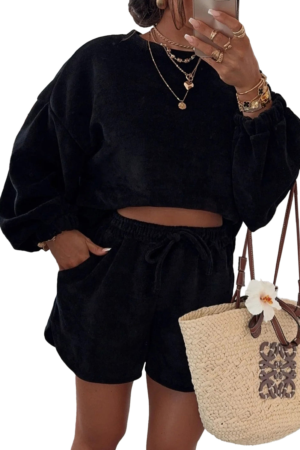 Midnight Texture Lounge Set