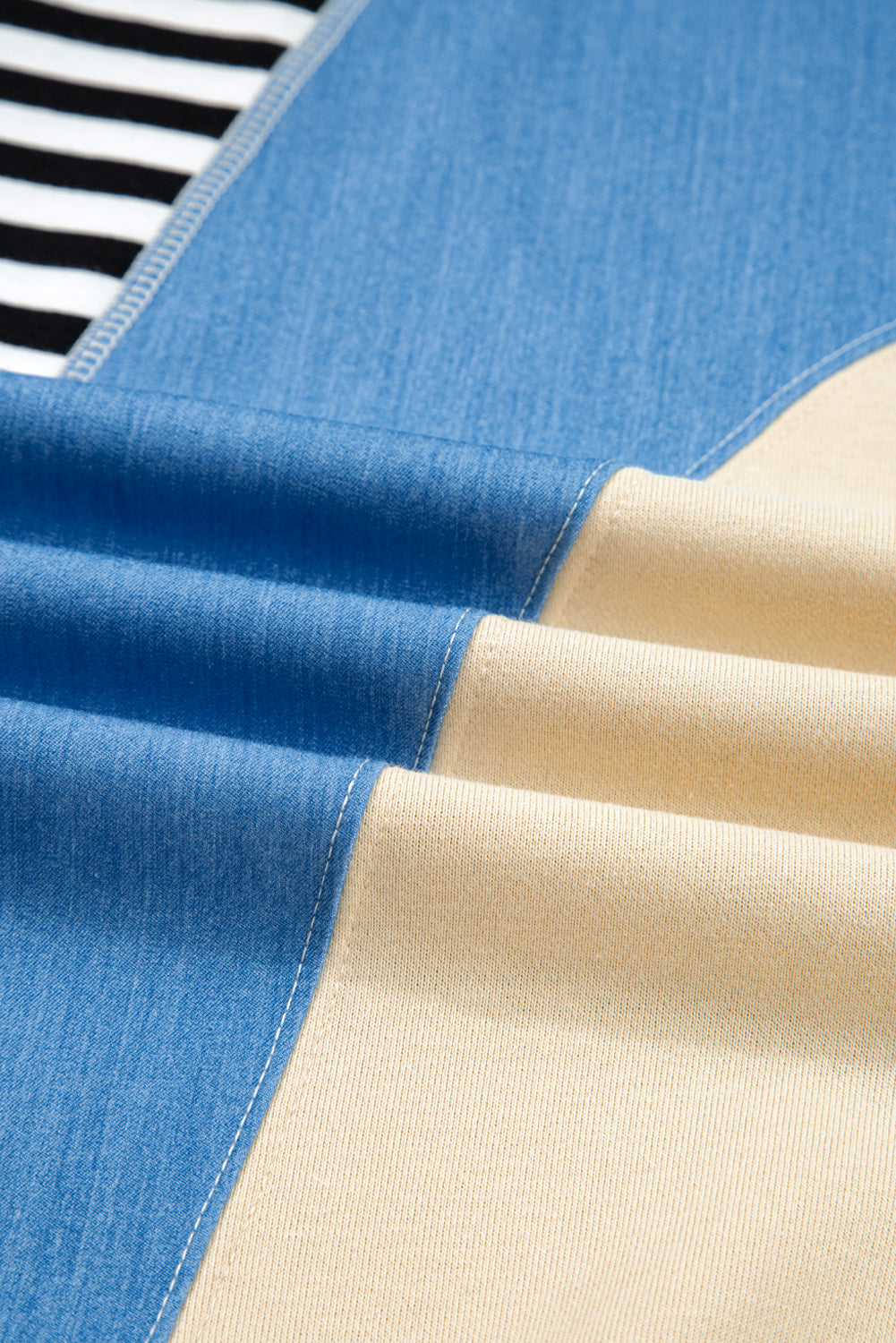 Denim & Stripe Rodeo Hoodie