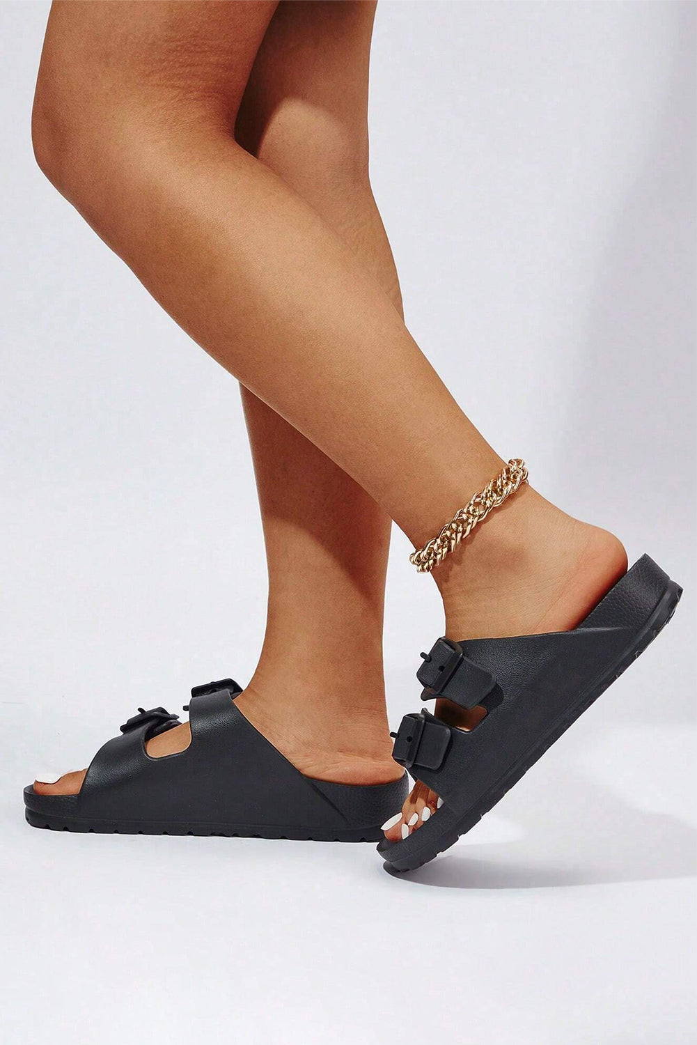High Noon Buckle Sandals