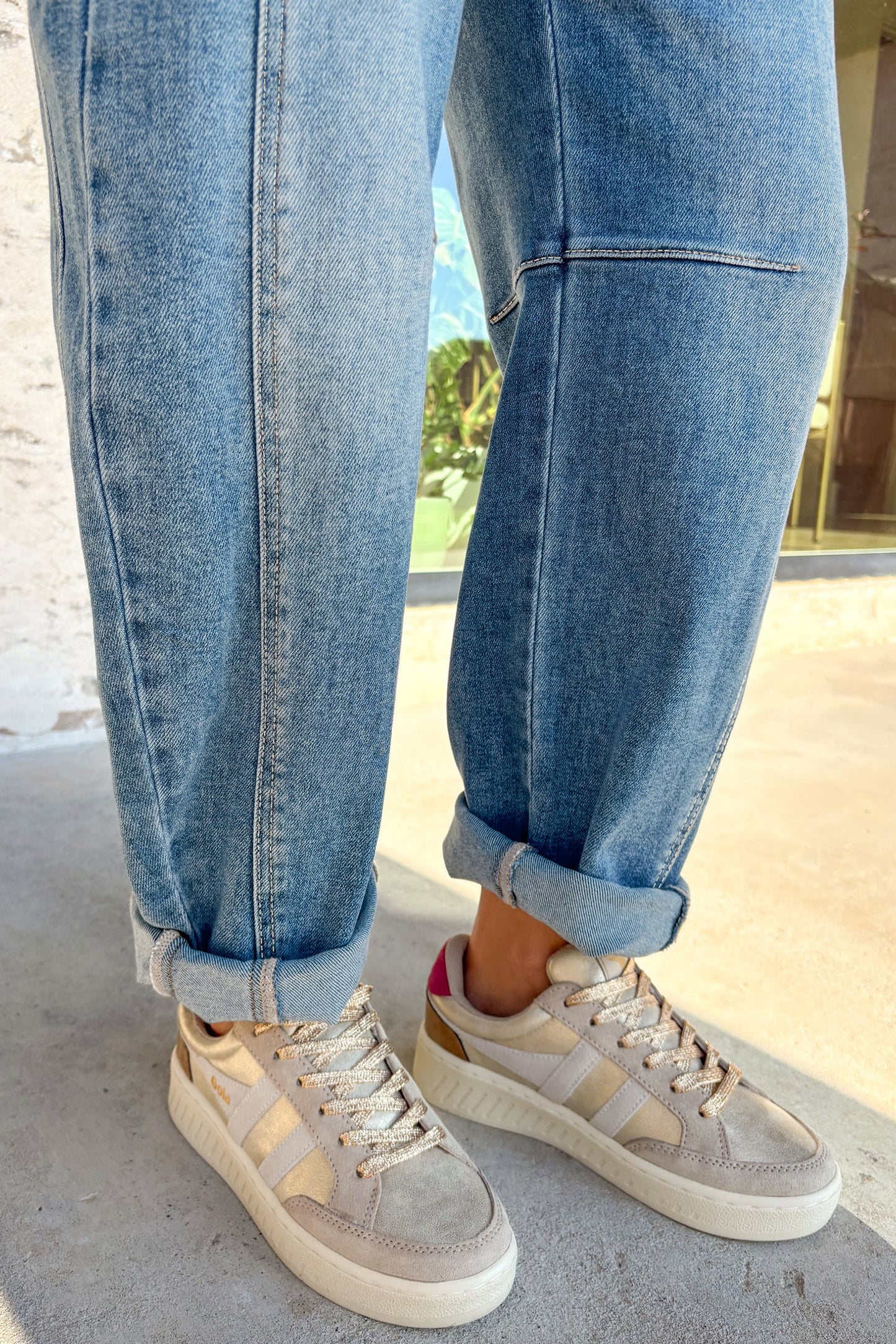 Blue Horizon Barrel Jeans