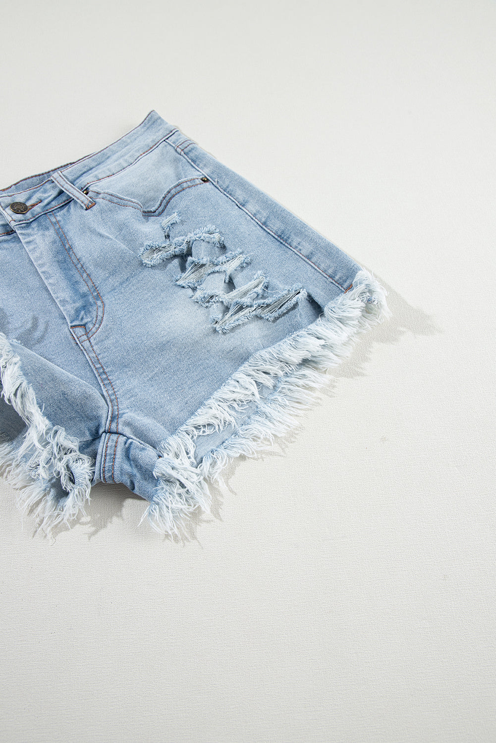 Sun-Kissed Distressed Denim
