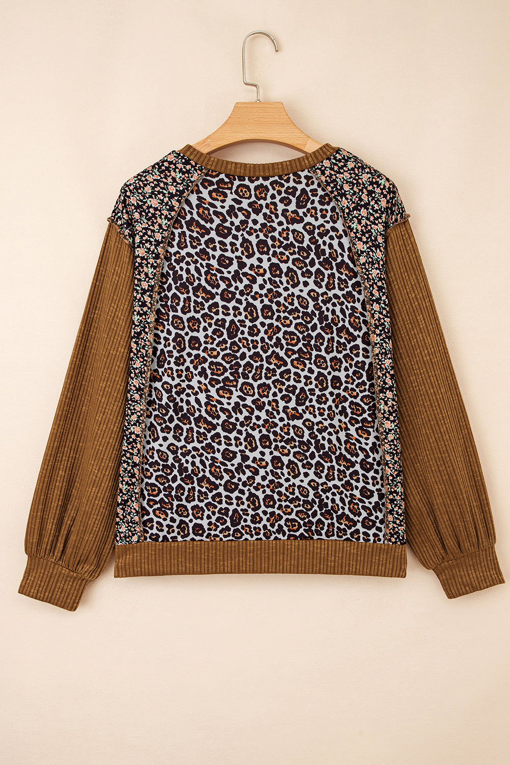 Leopard Patchwork Sweater