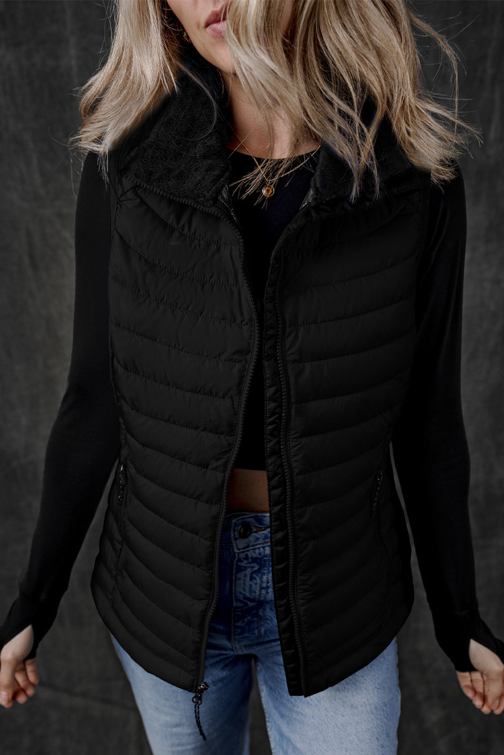 Modern Minimal Quilted Vest
