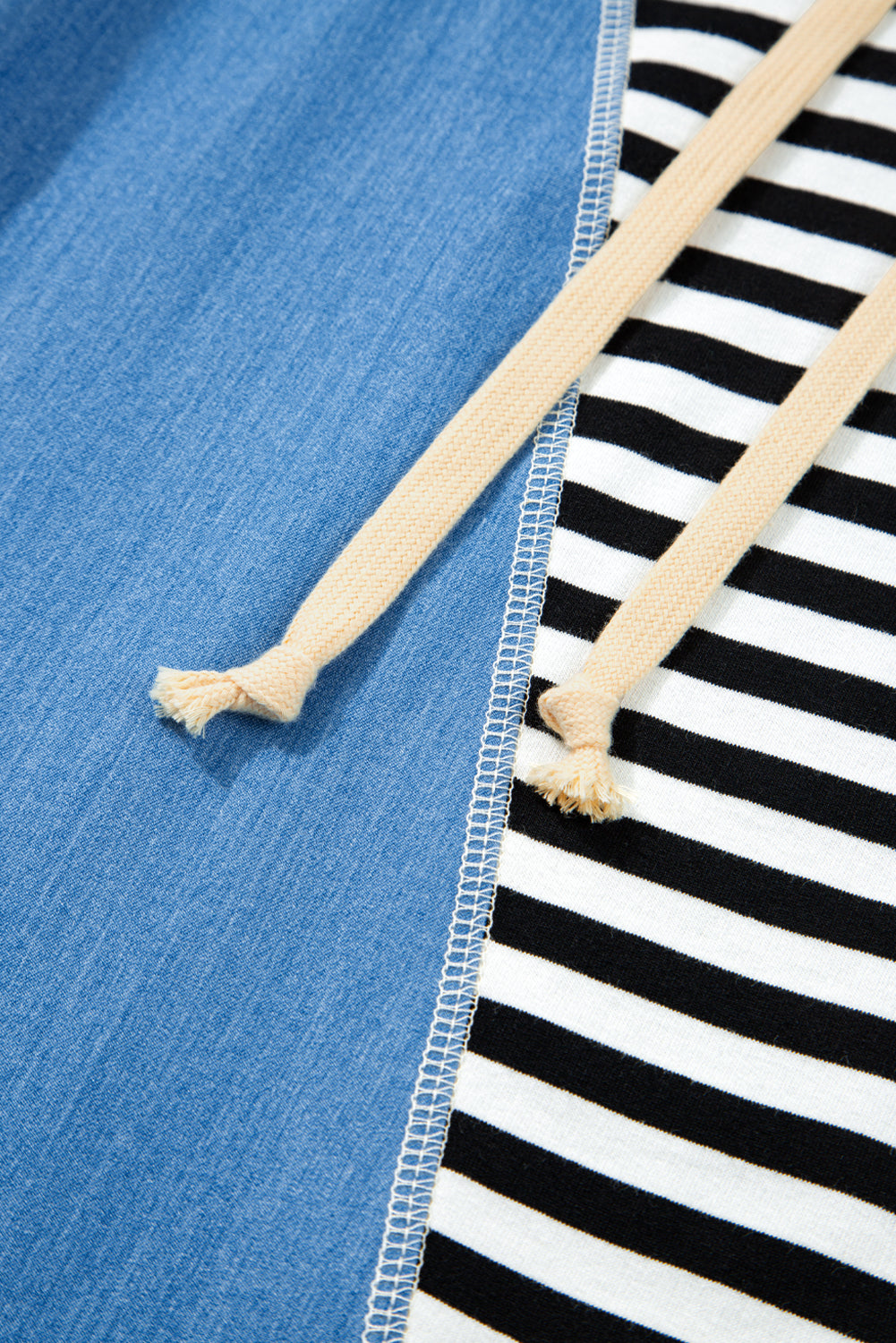 Denim & Stripe Rodeo Hoodie