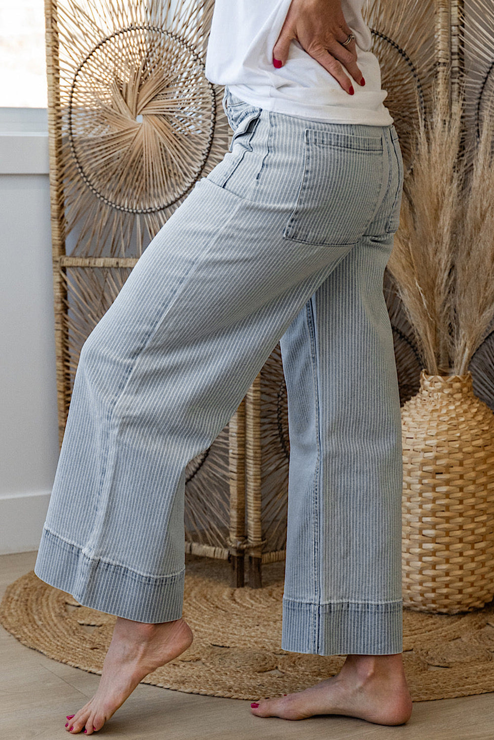 Sweet Prairie Stripe Jeans