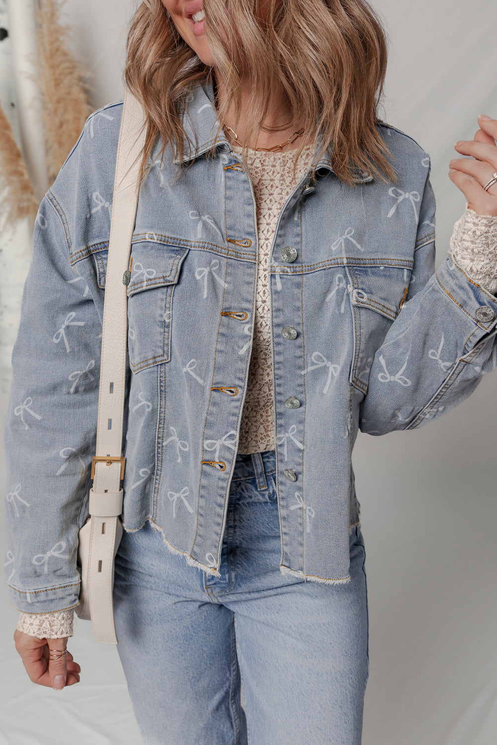Bow Babe Denim Jacket