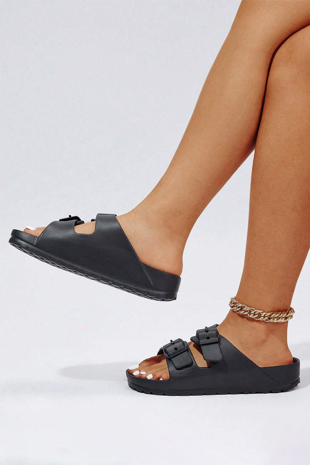 High Noon Buckle Sandals