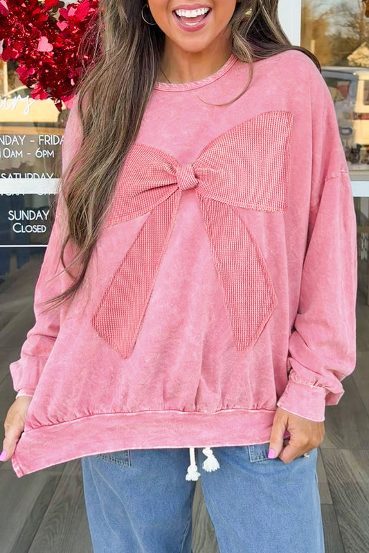 Pink Belle Waffle Top