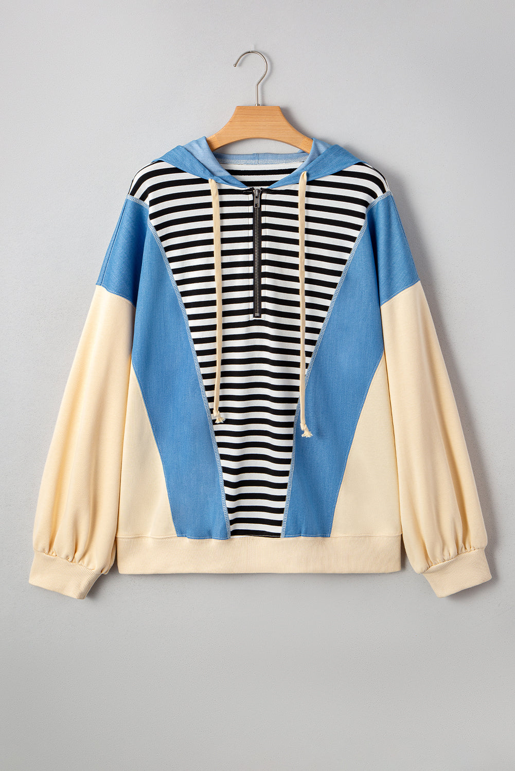 Denim & Stripe Rodeo Hoodie