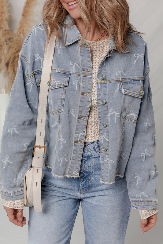 Bow Babe Denim Jacket