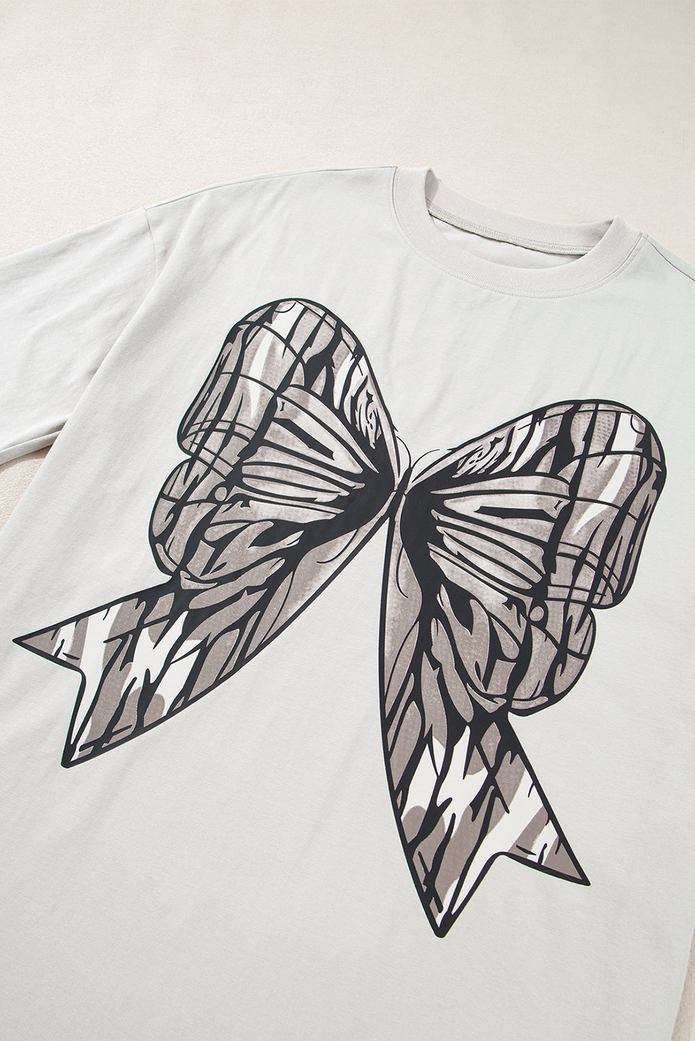 Camo Bow Oversized Tee