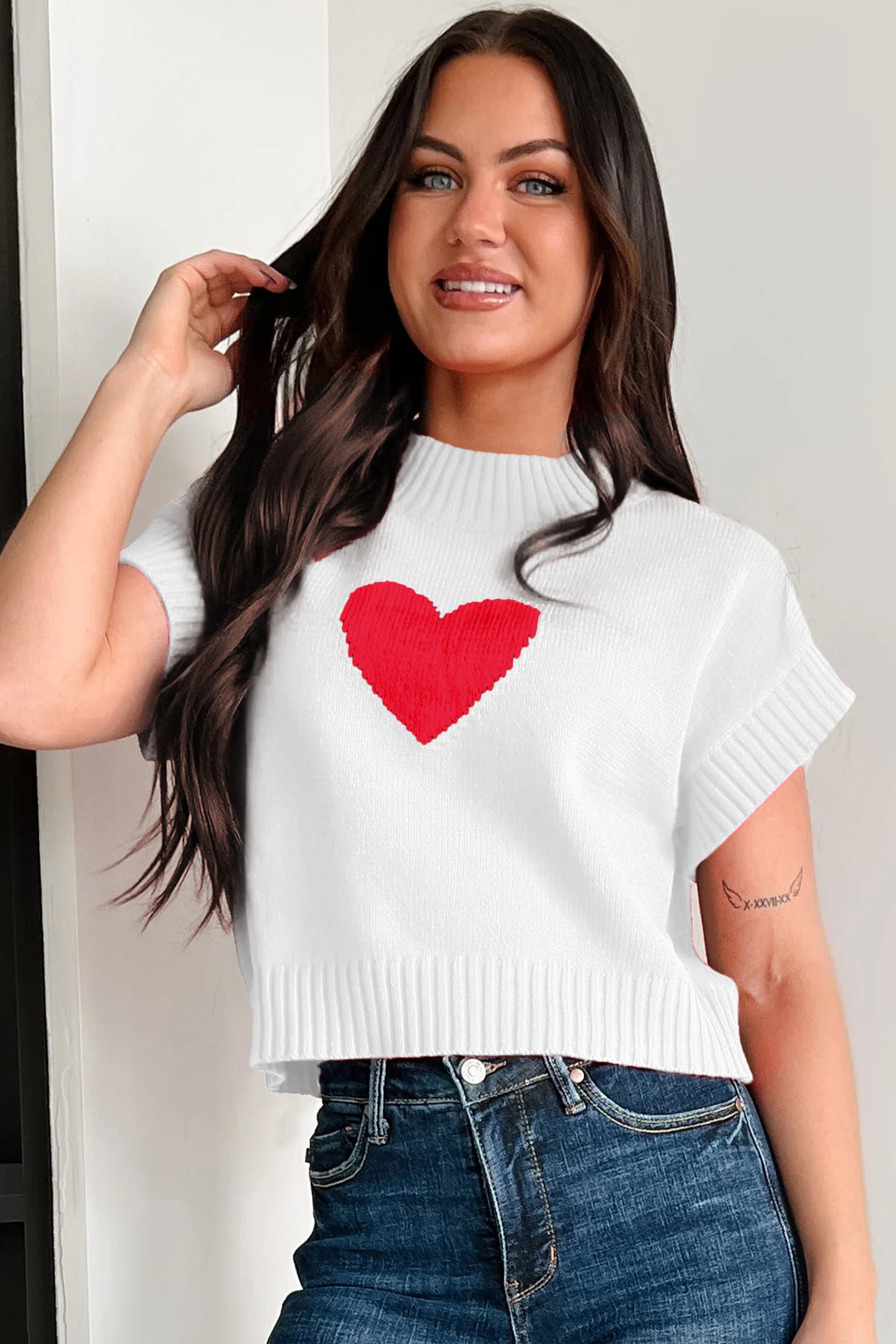 Heart Of Hearts Knit-Top