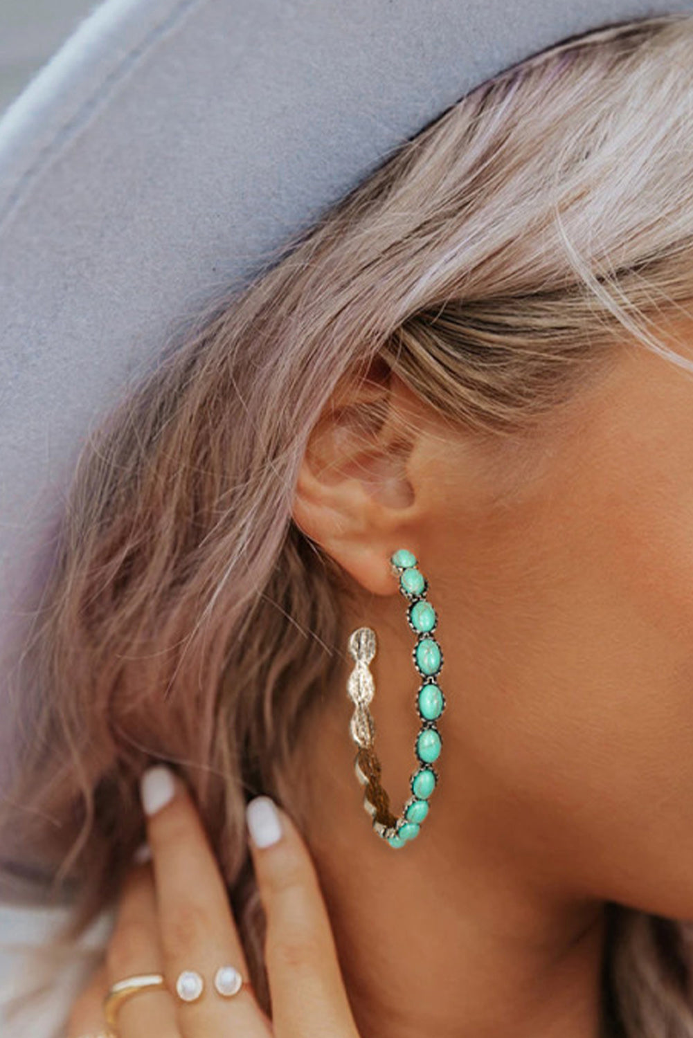 Boho Sky Turquoise Earrings