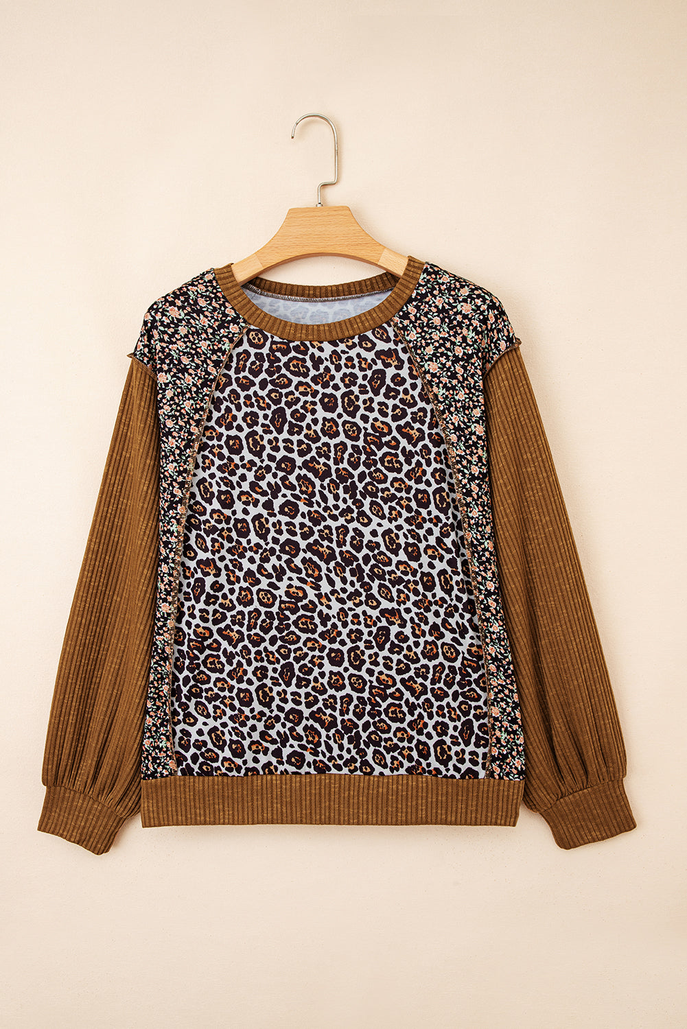 Leopard Patchwork Sweater