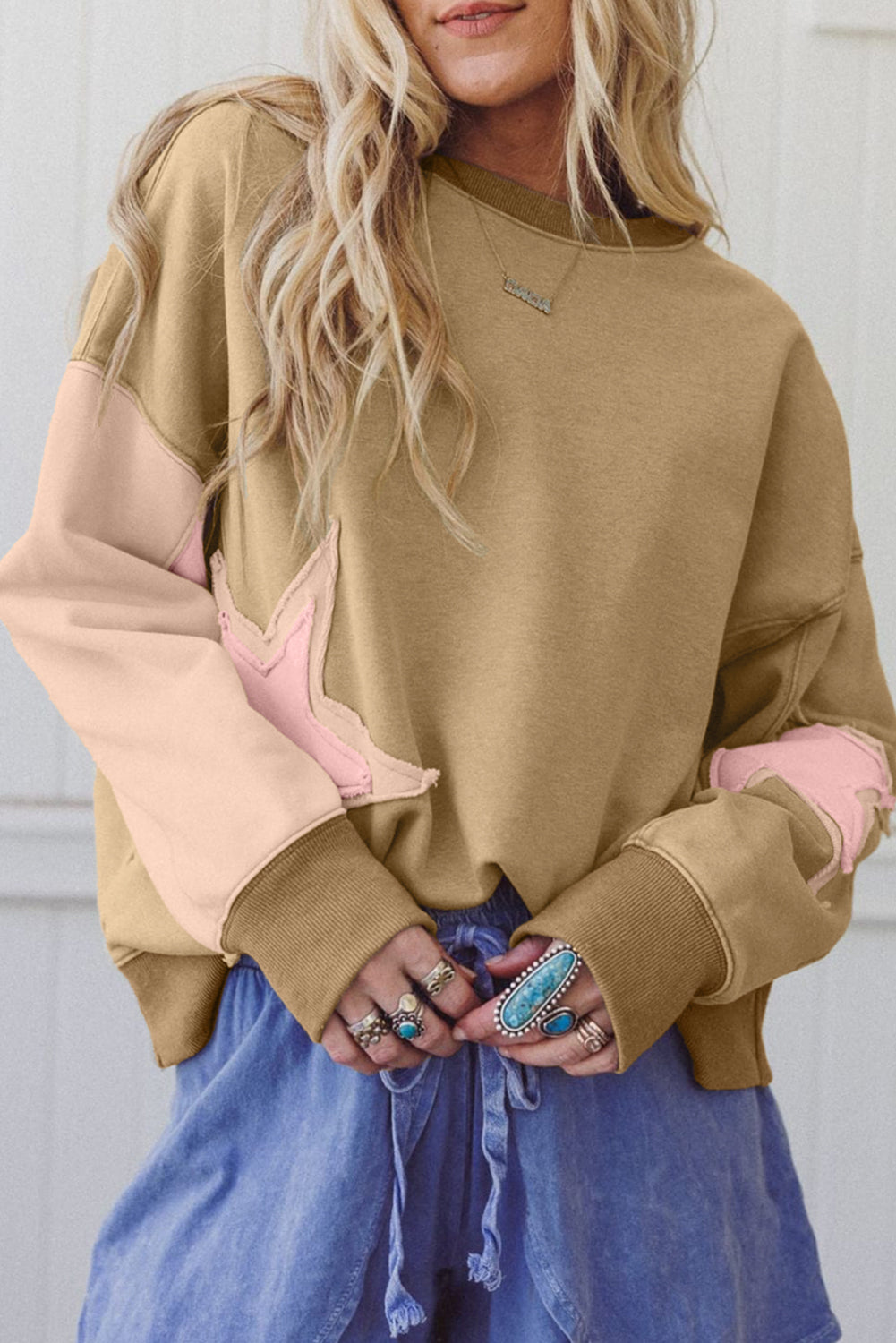Starlight Patchwork Sweatshirt