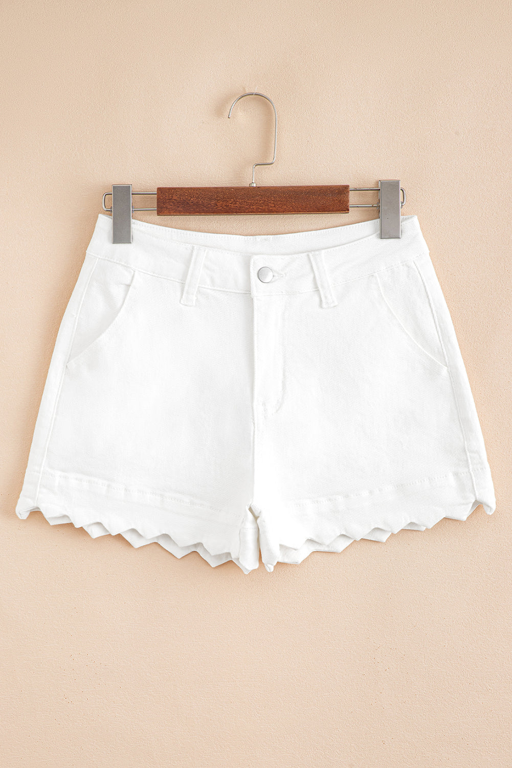 Sweet as Sugar Scalloped Shorts