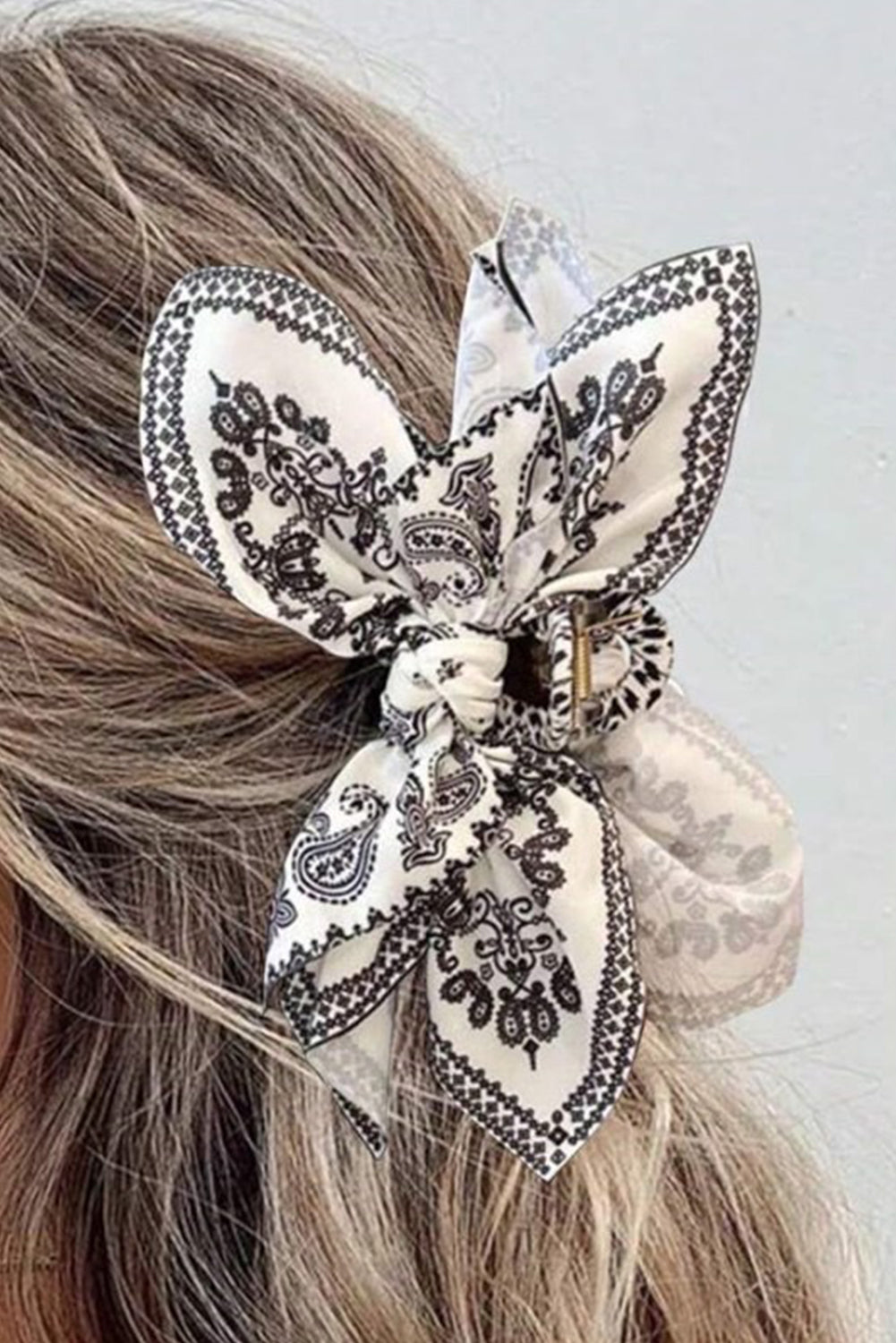 Paisley Bow Clip