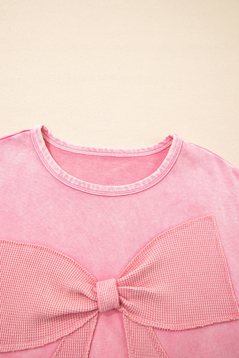 Pink Belle Waffle Top
