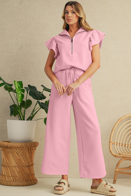 Blushwave Wide-Leg Set