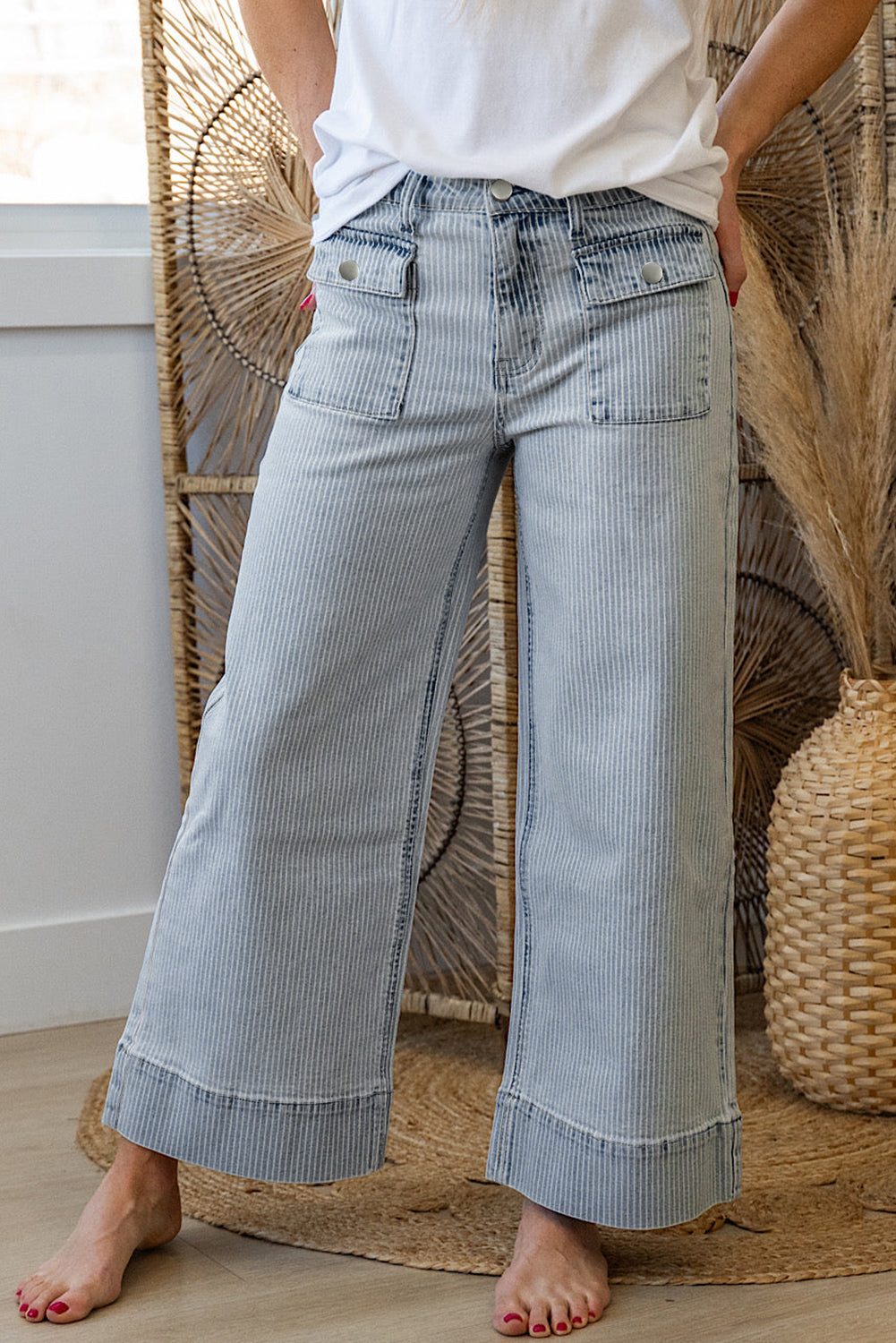 Sweet Prairie Stripe Jeans