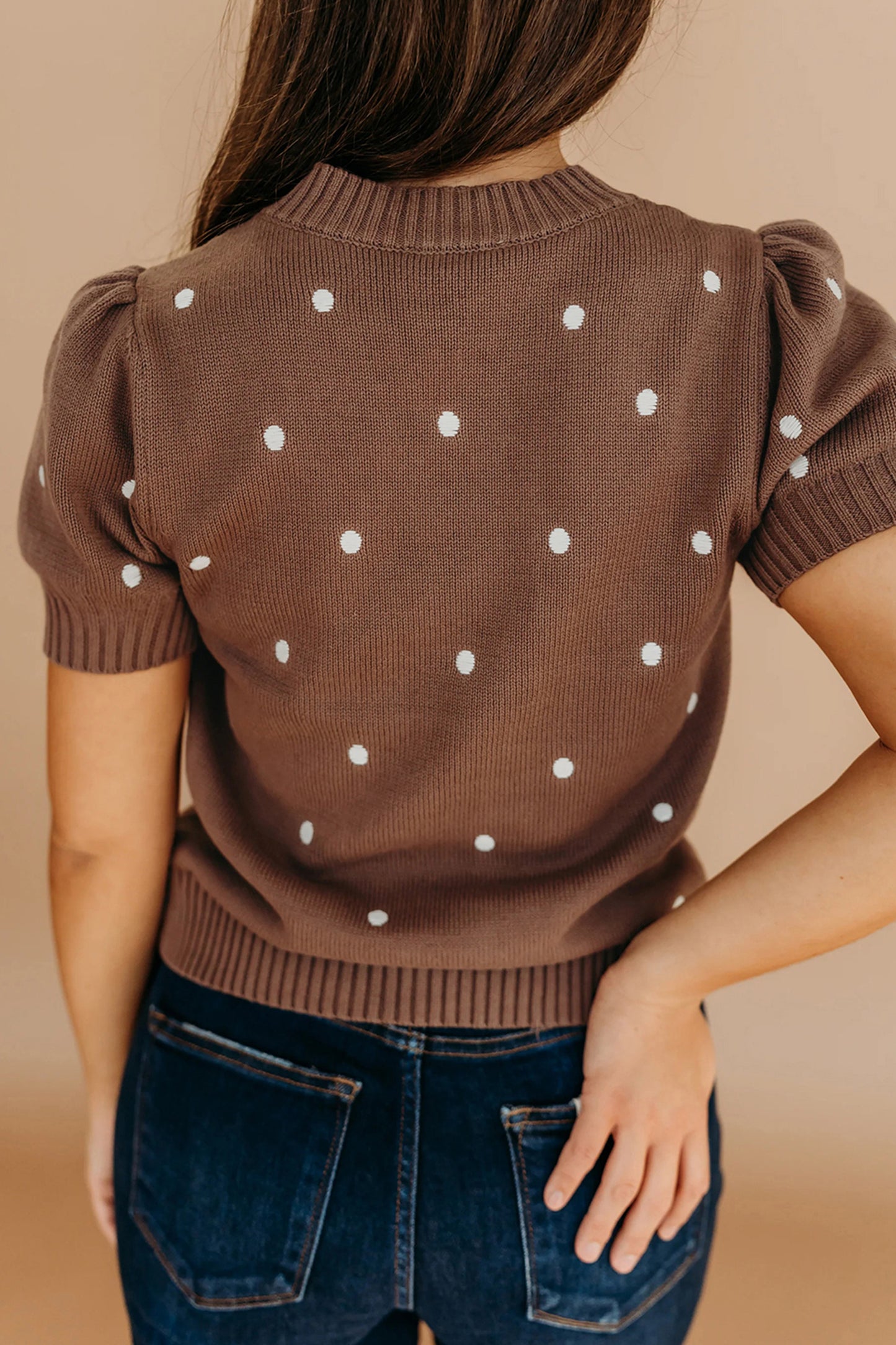 Sweet Sophisticate Polka Dot Sweater
