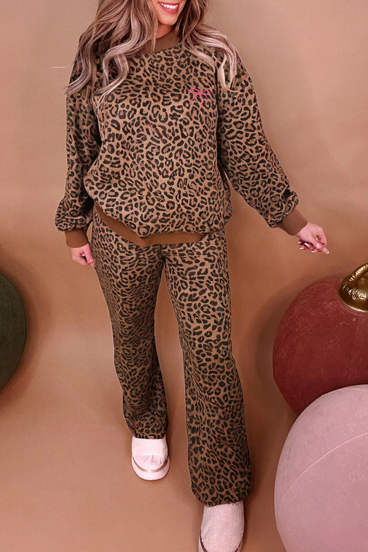 Leopard Luxe Lounge Set