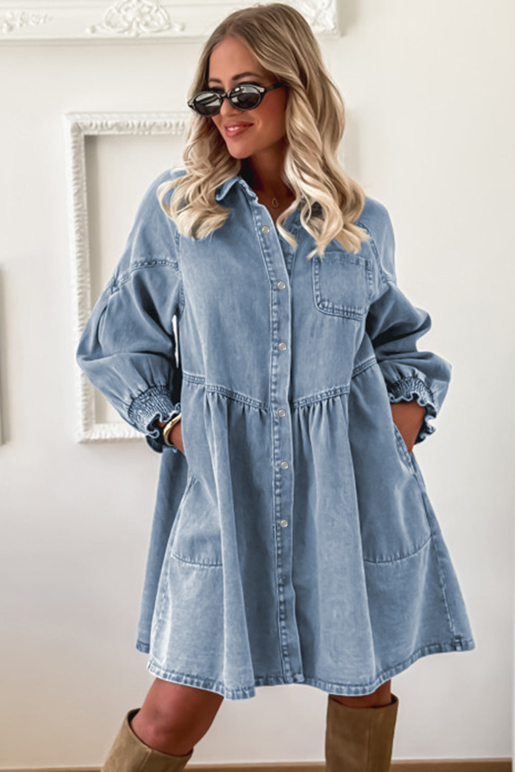 Darling in Denim Dress