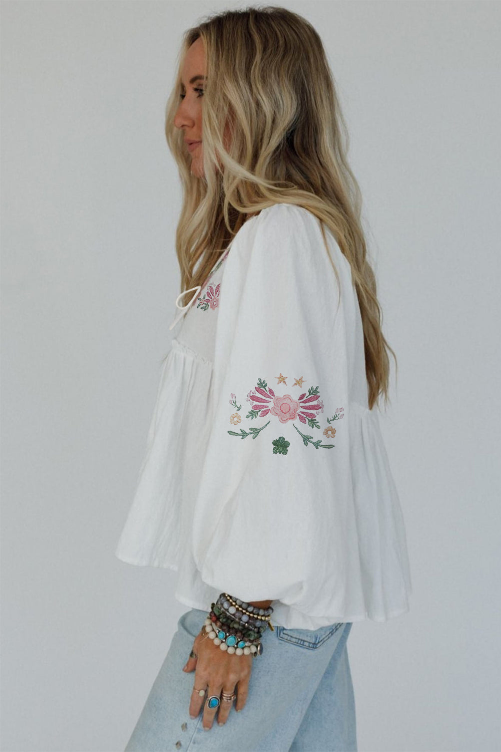 Wildflower Babydoll Blouse