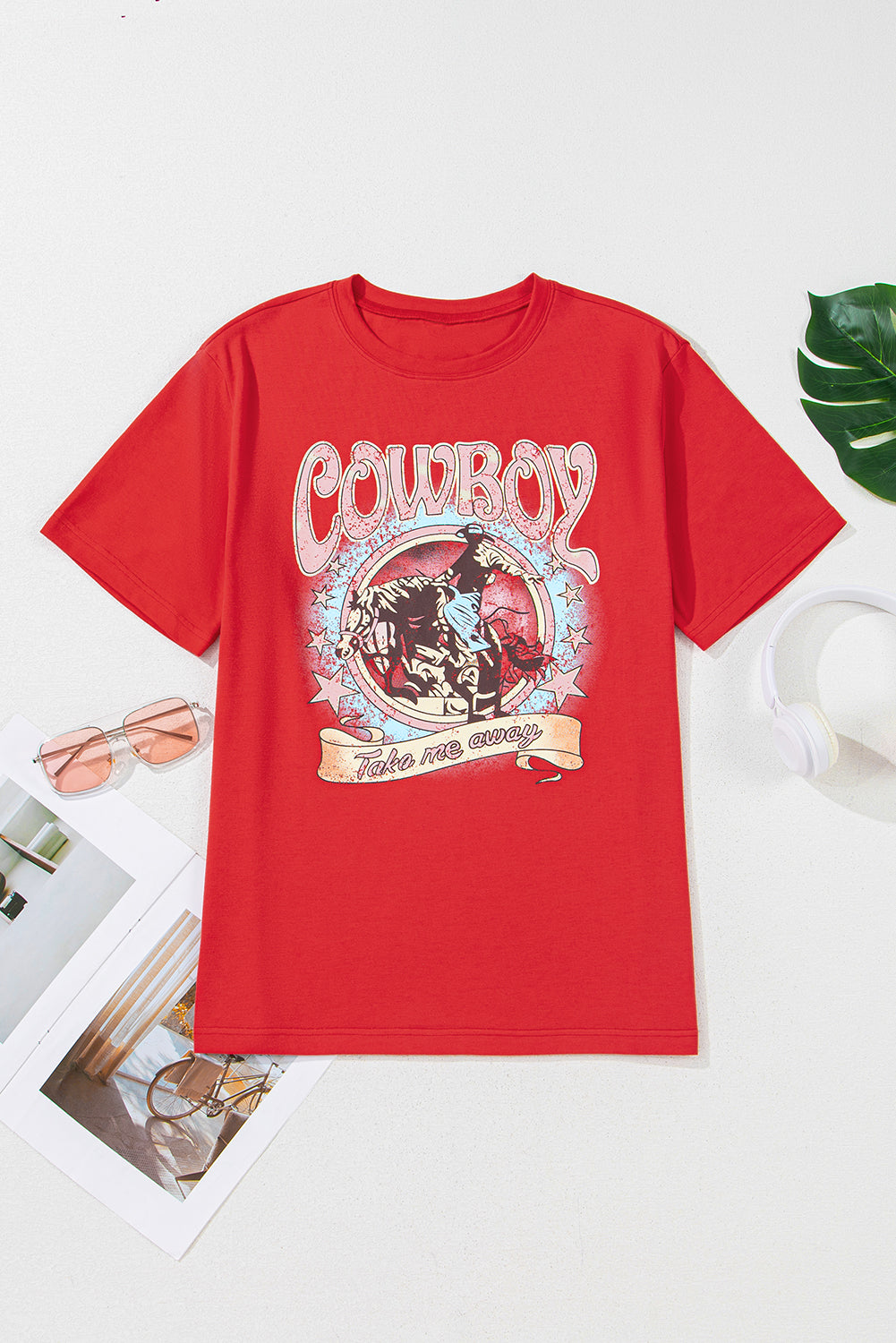 Red Trail Cowboy Graphic Tee