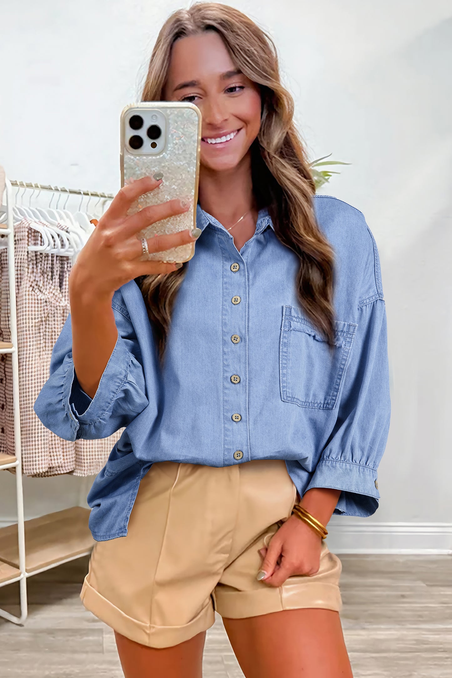 Everyday Washed Chambray Shirt