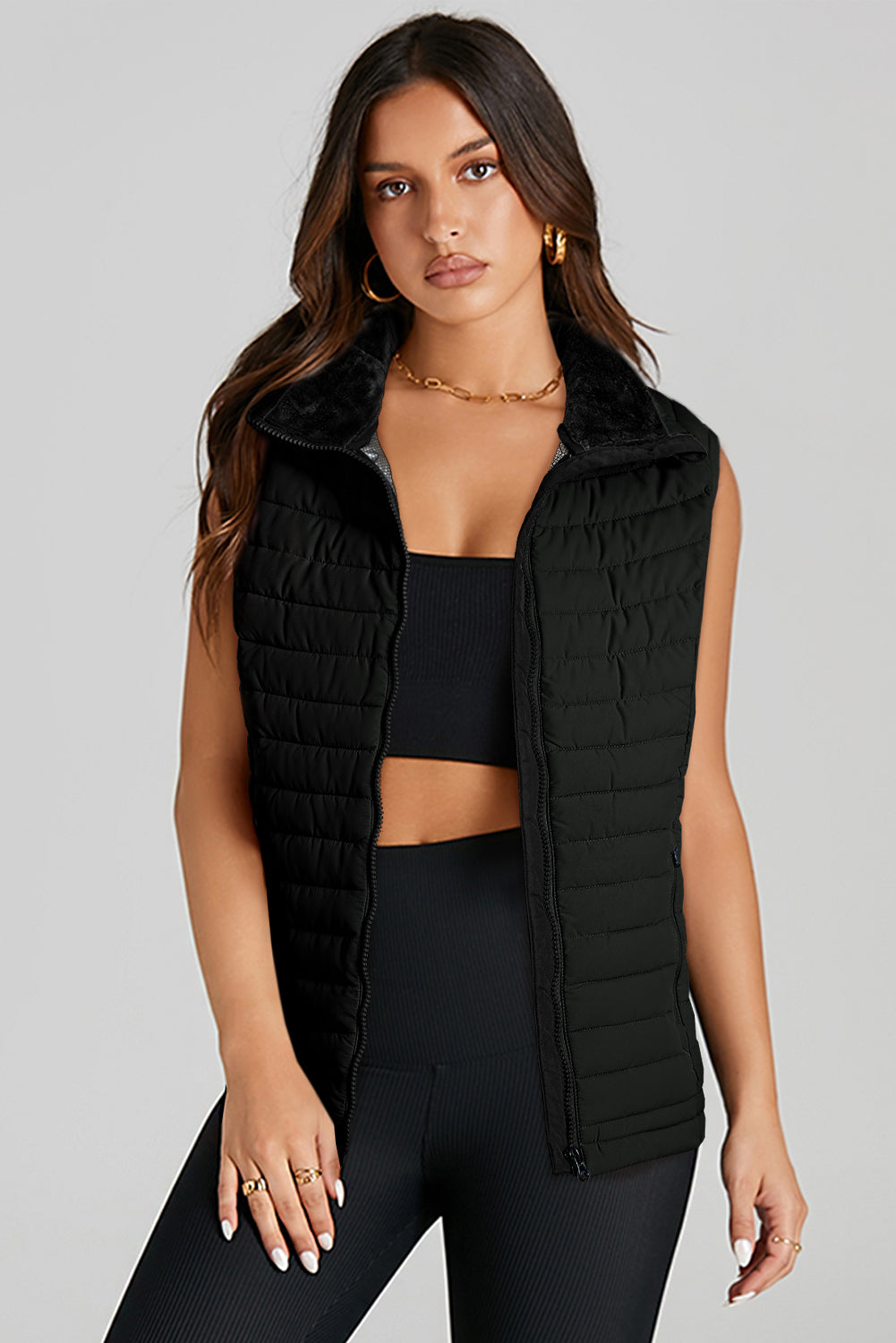 Modern Minimal Quilted Vest