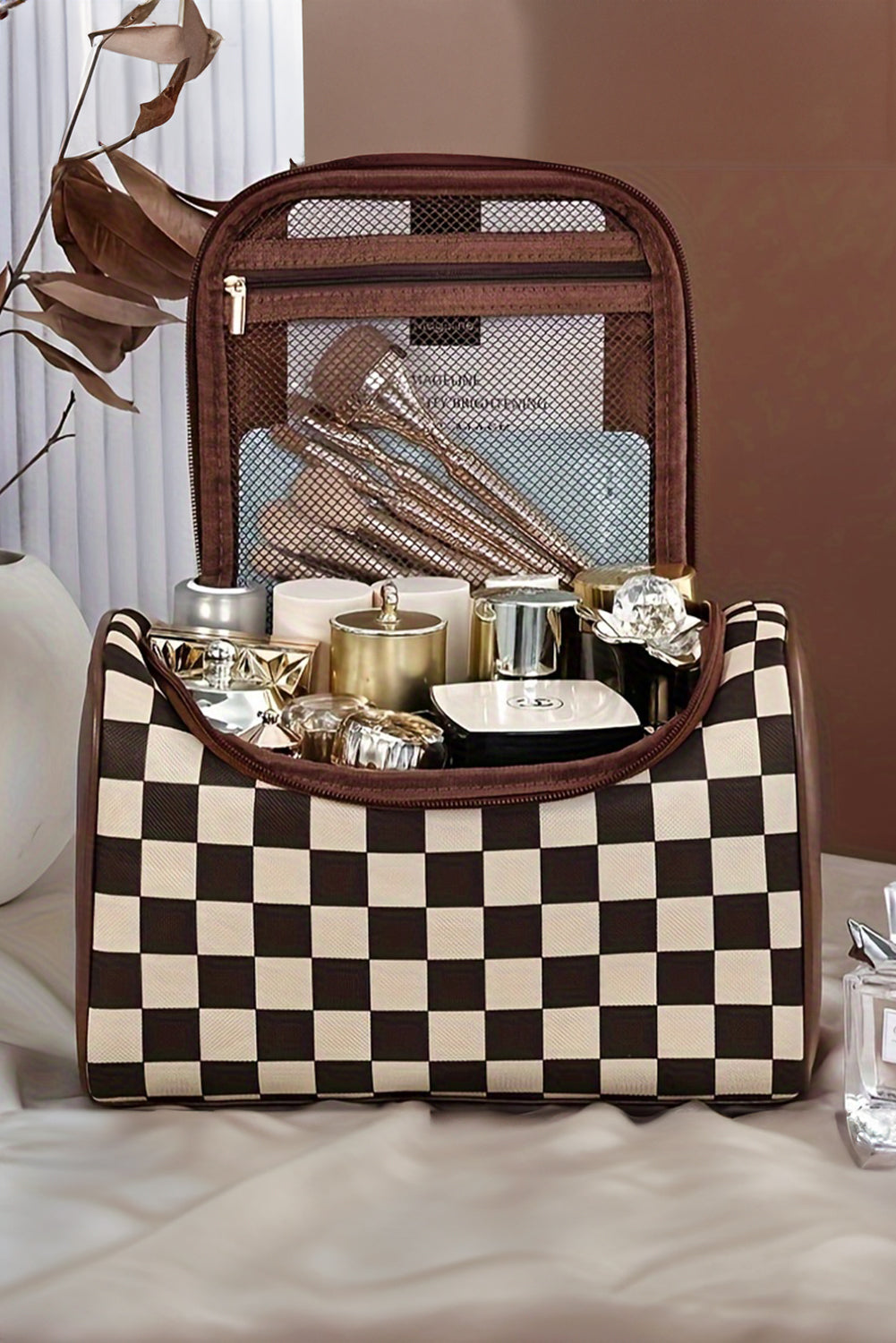 On-the-Go Glam Checkered Case