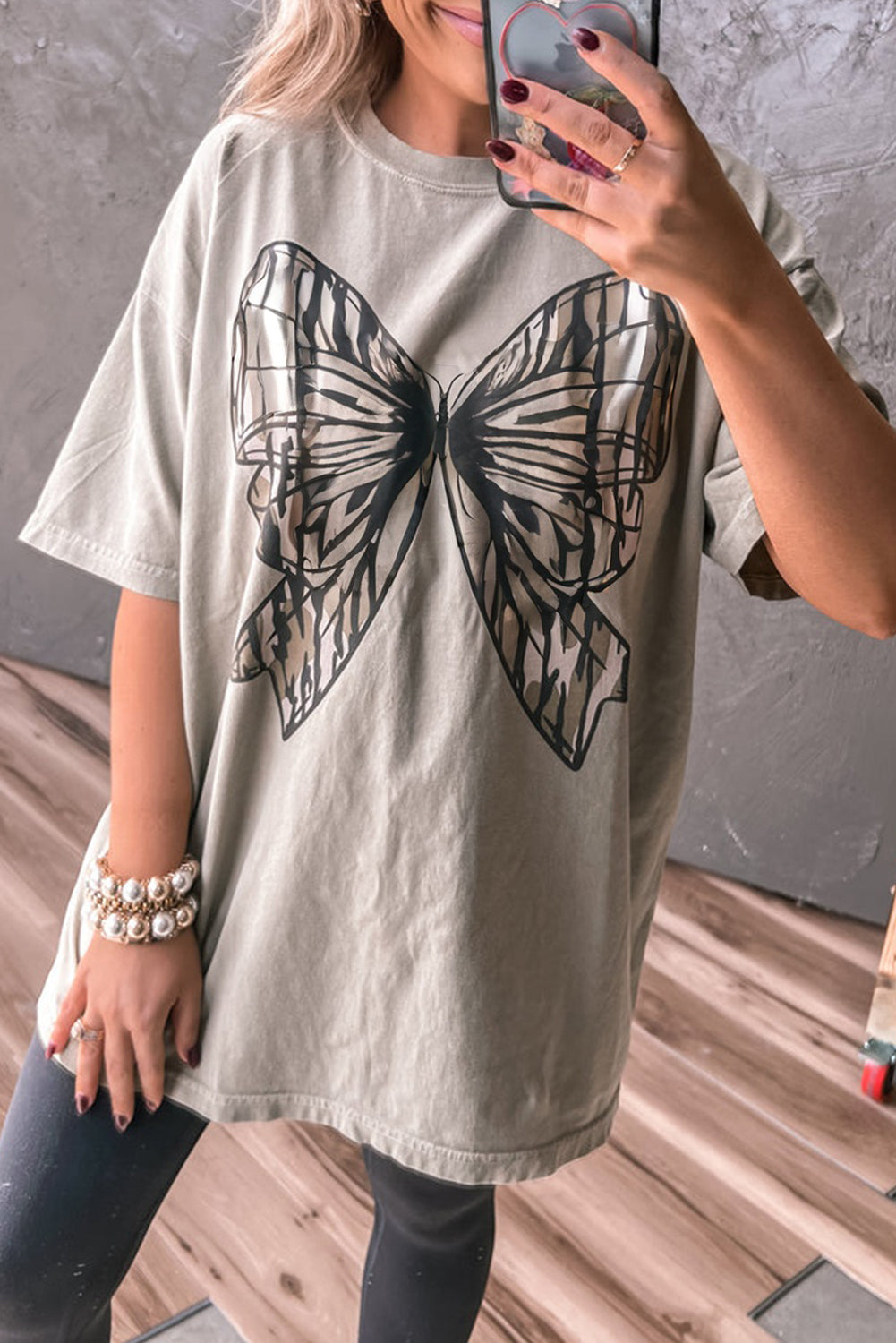 Camo Bow Oversized Tee
