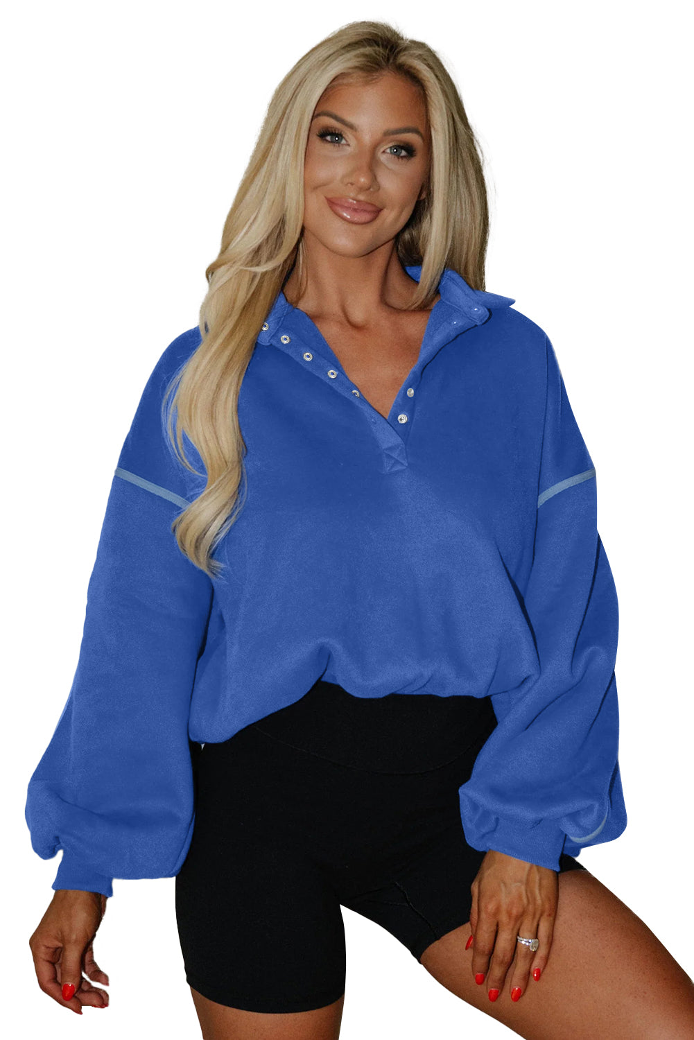 Blue Royalty Button-Up
