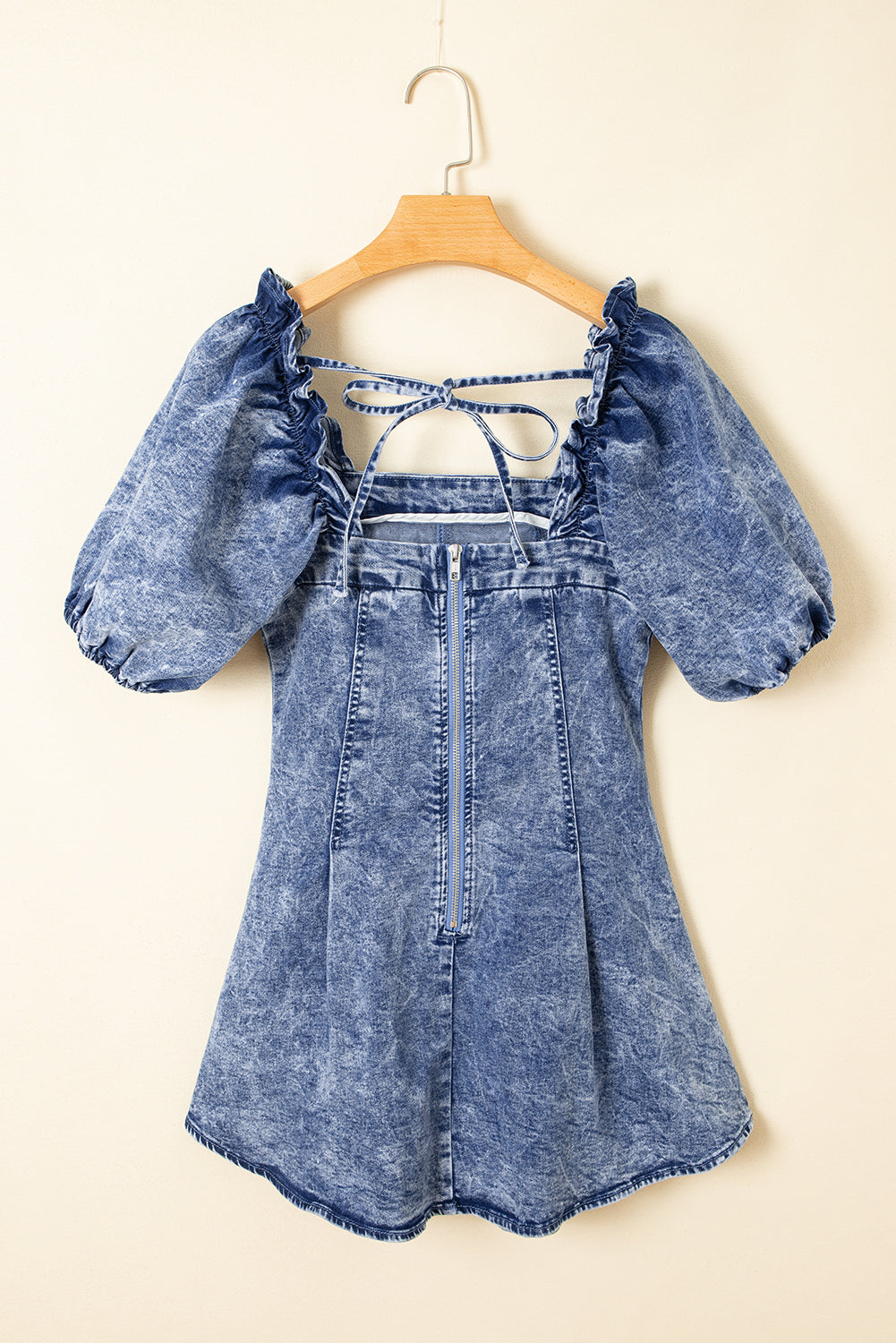 Highland Frill Denim Dress
