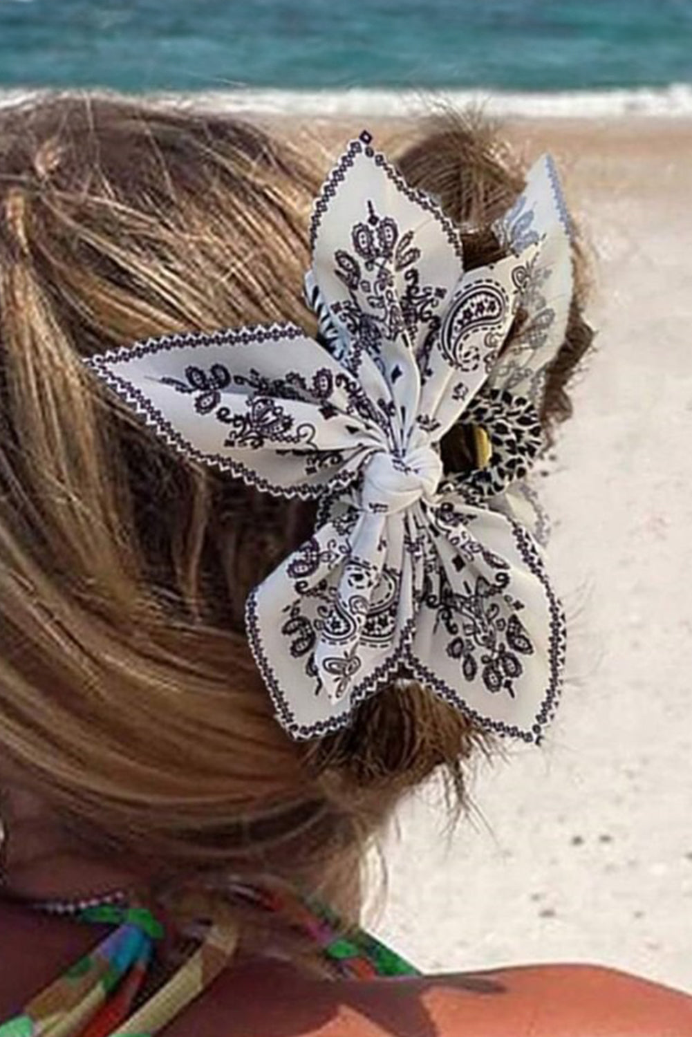 Paisley Bow Clip