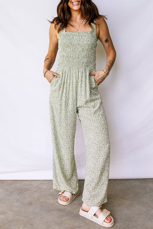 Garden Party Green Jumpsuit