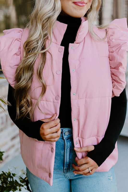 Blush Breeze Puffer Vest