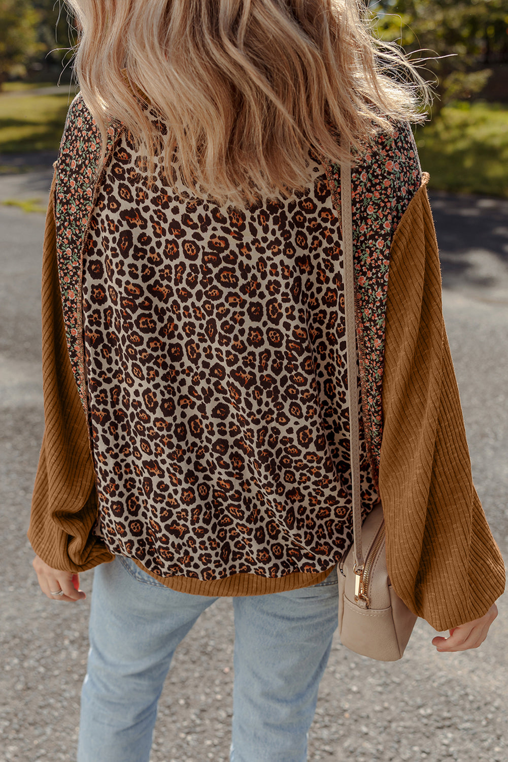 Leopard Patchwork Sweater