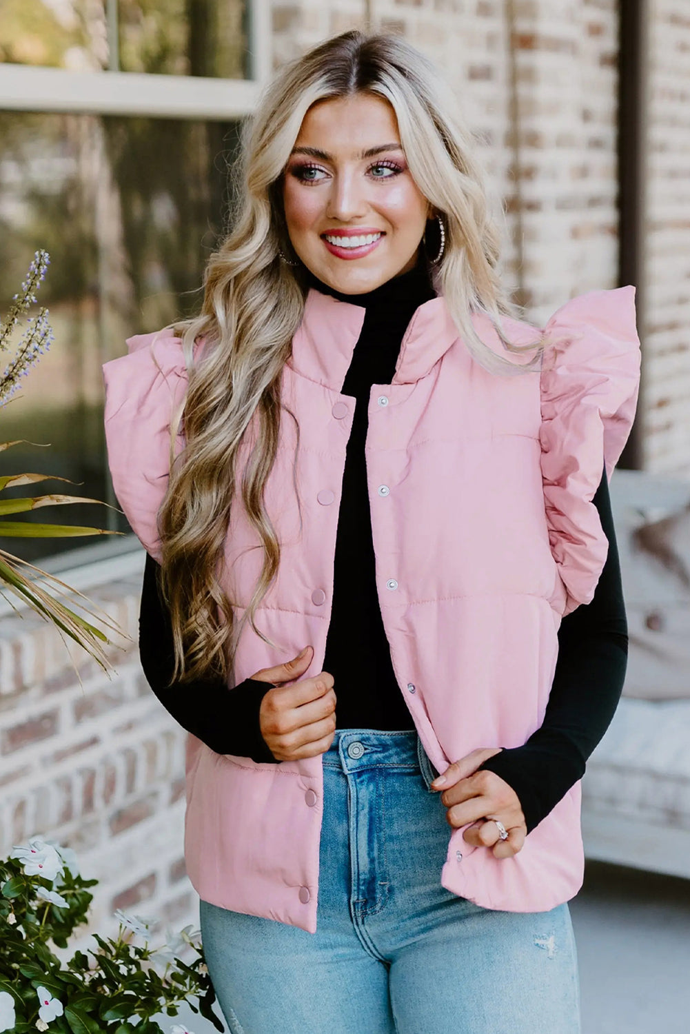 Blush Breeze Puffer Vest