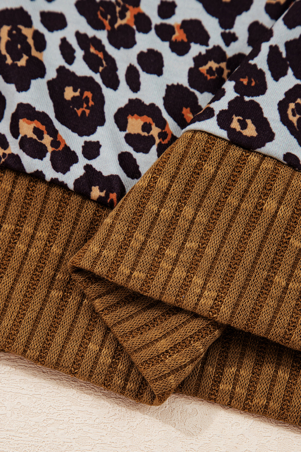 Leopard Patchwork Sweater