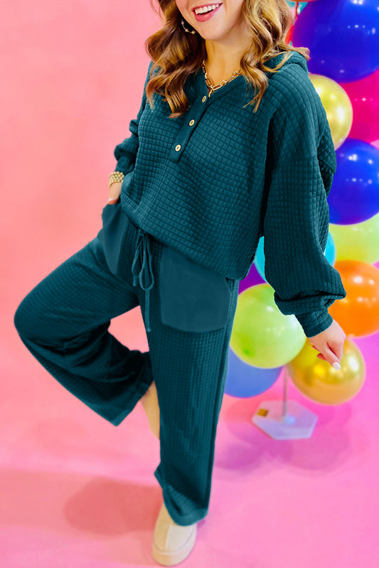 Emerald Ease Hooded Two-Piece