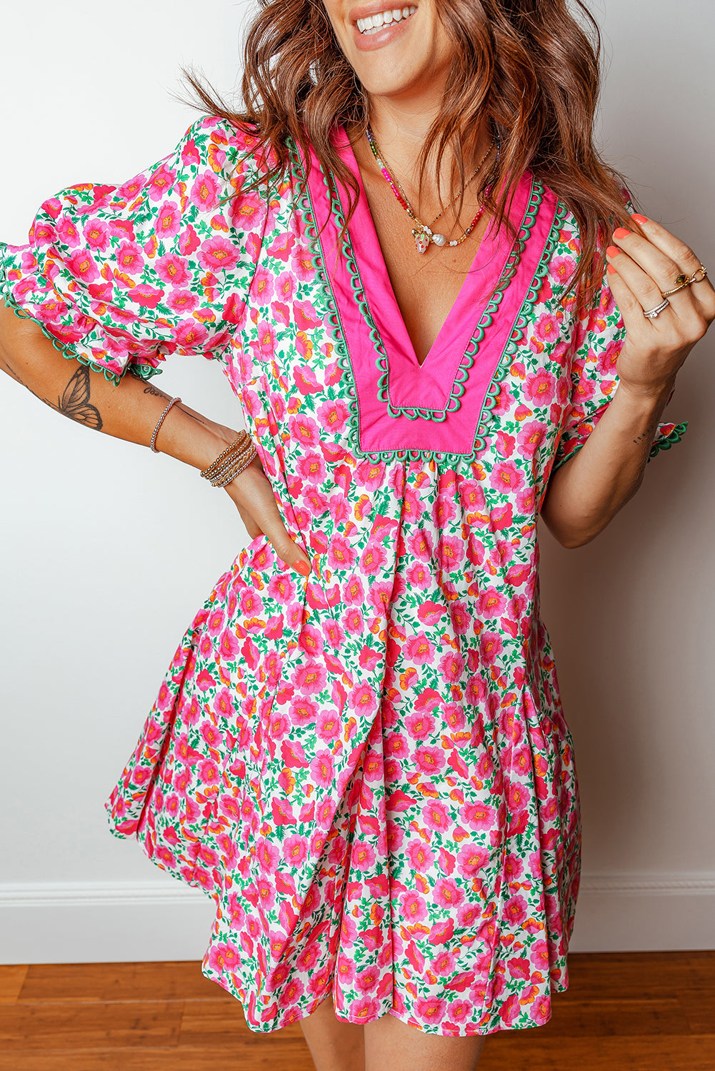 Spring Fling Patchwork Dress
